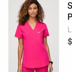 Figs One pocket scrub top. Caterina Top
